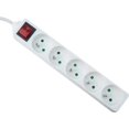 thumbnail image 2 of Multiprise Électrique Blanche 5 Prises, Multiprise - Multiprise Électrique 5 Prises + Interrupteur, extension Multiprise Électrique - protection Enfant, 2 of 5