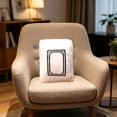 thumbnail image 3 of 9x13in Funny Chinese Mahjong Tile Shaped Throw Pillow Soft Fully Filled Decorative Plush Cushion Cute Novelty Sofa Bed Couch Pillow For Living Room Bedroom Home Holiday Birthday Gift, 3 of 4