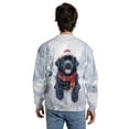 thumbnail image 5 of Playful Newfoundland Welcomes Winter Snowy Day with Cardinal Bird All Over Print 3D Sweatshirt Unisex Merch Newfie Dog Lover Gifts - 2017, 5 of 6