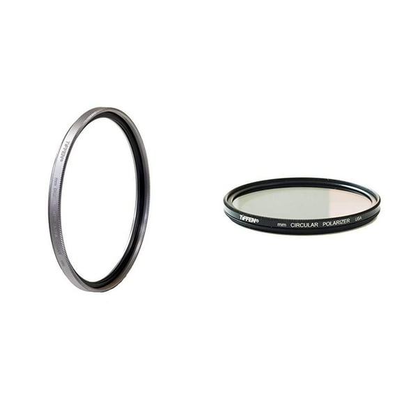 Juego de filtros para lentes de cámara, polarizador, protector UV Tiffen de 52 mm