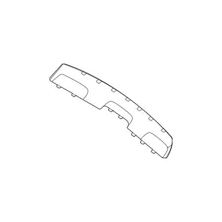 Genuine OE Mercedes-Benz Trim Plate - 1678857500 Fits select: 2020-2021 MERCEDES-BENZ GLE 350 4MATIC, 2020-2021 MERCEDES-BENZ GLS