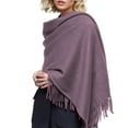 thumbnail image 2 of GZWYHT Shawl Wraps,Shawl Wool Scarf For Women 80''*27'' Ladies Scarfs Gift Box Pashmina Shawls And Wraps Thick Oversized Scarf Winter Scarves for Women Lightweight,Clearance,Shawls And Wraps Purple, 2 of 7