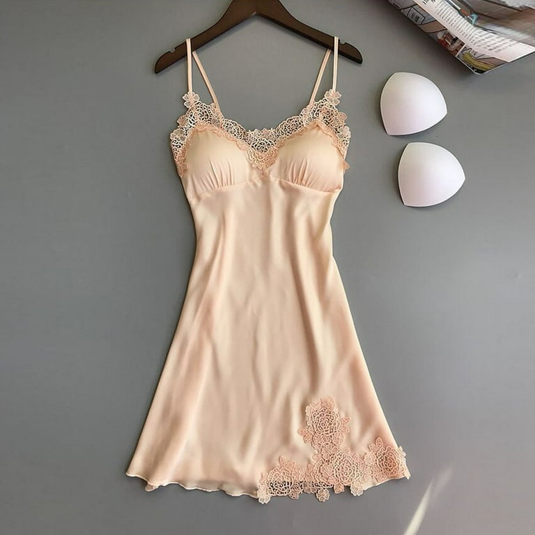 VISALY nightgowns for women Dresses for women, Pajamas Suspender Dress Lace Nightgown Robe Lace Women Sleepwear Pad, Nap dress Womens spandex shorts for under dresses Butt pads underwear, Beige,M - Walmart.com VISALY nightgowns for women Dresses for women, Pajamas Suspender Dress Lace Nightgown Robe Lace Women Sleepwear Pad, Nap dress Womens spandex shorts for under dresses Butt pads underwear, Beige,M - Walmart.com