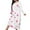 Pink, variant on Long Nightgowns for Women Long Sleeve Sleepshirts Loungewear Casual Sleepwear Loose Sleep Dress with Pockets Army Green XXXXXL