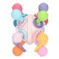 thumbnail image 4 of Teething , Soothes Gums Heat Resistant Baby Sensory Teething Toy  For Infant Pink,Blue, 4 of 8