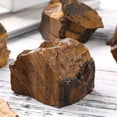 thumbnail image 2 of 100g Tiger's Eye Rough Stones Natural Raw Quartz Mineral Crystal Aromatherapy Incense Stone Ornaments for, 2 of 7