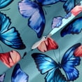 thumbnail image 6 of PhooArto Flying Butterflies Pattern Set of 2 Throw Pillow Covers Cases - 16" x 16" Square Decorative Cushion Covers for Sofa Couch Bed Home Decoration, 6 of 7