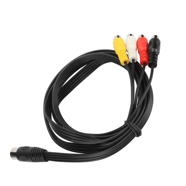 Cable De Conversión DIN De 5 Pines A , PVC De 4.9 Pies Plug And Play Cable Macho Din De 5 Pines A 4 Hembra De Alta Eficiencia Para Phono Para Reproductor De CD