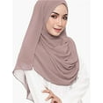 thumbnail image 2 of 70*180cm Chiffon Hijab Shawls Scarf Women Solid Color Head Wraps Scarves Ladies Foulard Femme Veil, 2 of 7