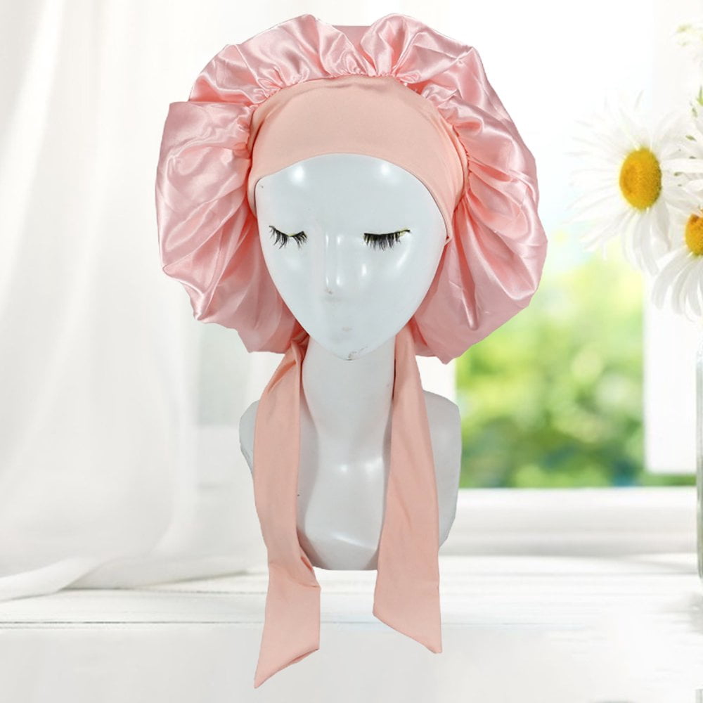 EIMELI Bonnet Queen Satin Bonnet Silk Bonnet for Sleeping Hair Bonnet Adjustable Bonnet Night Cap Bonet for  Curly Hair