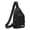 Black, variant on breaise Crossbody Bags for Women Men Trendy Sling Bag Backpack Casual Chest Bag with Convertible Shoulder Strap