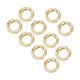 thumbnail image 5 of 10 Unids 0.93 pulgadas Mosquetón Clips a presión Sujetadores Broche Anillos de salto Aleación de zinc Durable para llavero Bolso Llavero DIY Artesanía , dorado Macarena none, 5 of 7