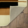 thumbnail image 5 of Capri Linear Cream Beige Area Rug 65" x 93" Easy Care Polypropylene, 5 of 5
