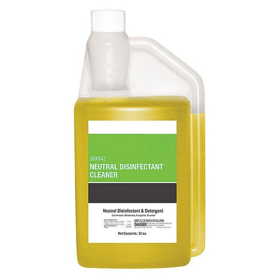 Manufacturer Varies Disinfectant, 32 oz. Bottle, Lemon 36XX42
