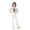 White, variant on UJNDER Girls High Waist Shark Fit Flared Leggings Soft Full Length Comfy Pants for Cute Everyday Look Flared Leggings,White,13-14 Years