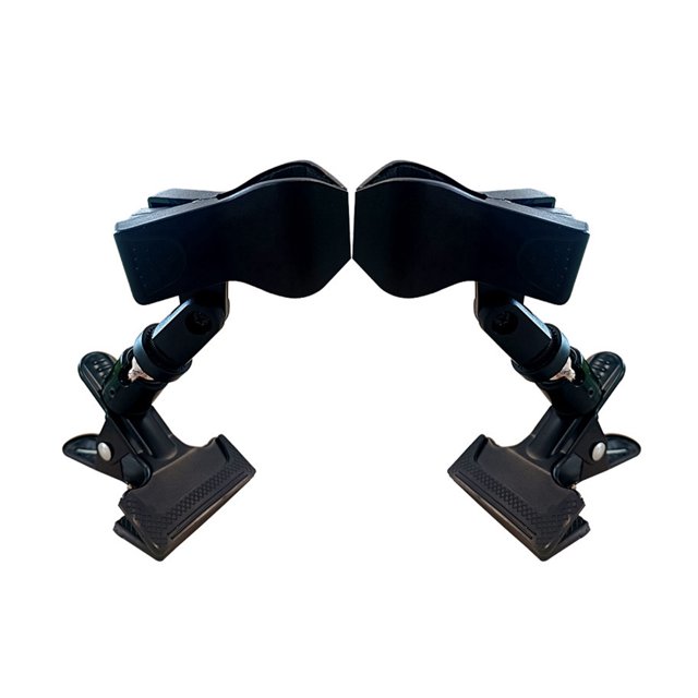 Billuyoard 1 par de soporte giratorio de aro para bordado, abrazadera ajustable para el borde de la del hogar, Clip giratorio de 360 Decoración del hogar