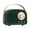 Army Green, variant on Konghyp Vintage Style Wireless Bluetooth Speaker with Enhanced Bass, Clear Stereo Sound, FM Radio, USB/SD Card/AUX Support - Portable Speaker