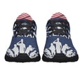 thumbnail image 5 of Thank You Veterans The US American flag Shoes Sneakers Black Size 12, 5 of 7
