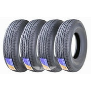 Set 4 Premium FREE COUNTRY Trailer Tires ST 235/85R16 12PR Load Range F Steel Belted Radial w/Scuff Guard