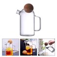 thumbnail image 1 of HORIALENCE 1Pcs Clear Glass Teapot for Tea Brewing and Juice at Home or Office, 1 of 8