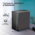 thumbnail image 5 of Gabinete ACTECK Performance Mini III GI210M Micro ATX Mini Torre 500W Negro AC-944588, 5 of 5