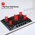 thumbnail image 3 of Gasland Chef 30 in. NG/LPG Convertible Gas Cooktop in Porcelain Enamel with 5 Burners, 3 of 10
