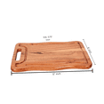 thumbnail image 3 of Premium Acacia Chopping Board with Juice Groove - 12x8x0.75inch. Best Design For Professional Chefs and Home Cooks, Wooden Cutting Board., 3 of 7