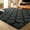 Dark Grey/Black, variant on Junovo Shaggy Soft Rugs Bedroom Living Room Flully Carpet Home Decor Rug,5'x7',Dark Gray/White