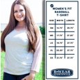 thumbnail image 4 of Delta Platinum Women's 3/4 Sleeve Raglan Tee - P508T, 4 of 4