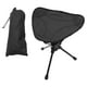 thumbnail image 1 of Taburete plegable para acampar, silla para mochileros, fácil de transportar, portátil, cómodo reposapiés con bolsa para barbacoa, pesca, senderismo y Negro, 1 of 8