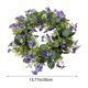 thumbnail image 3 of Corona floral artificial de eucalipto verde y margaritas para puerta principal. Anillo de flores artificiales para decoración de paredes interiores y exteriores. Corona decorativa colgante, 3 of 6