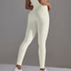 thumbnail image 3 of Pantalones de yoga ajustados de talle alto con efecto lifting para mujer, de punto sin costuras y jacquard de lunares - Nailon/spandex, para deporte/fitness - Tallas S a L, 3 of 7