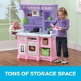 thumbnail image 6 of Step2 Little Bakers Pink Toddler Plastic Kitchen Playset with 30 Piece Play Set, 6 of 16