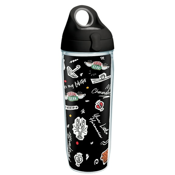 Tervis Friends Collage Made in USA Double Walled Insulated Tumbler Travel Cup Keeps Drinks Cold & Hot, 24oz Water Bottle, Classic