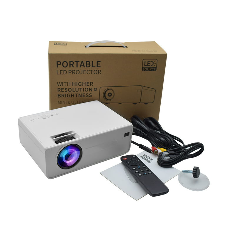 🤩 Mini Vidéoprojecteur Portable LED Full HD 1000 Lumens