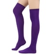 thumbnail image 2 of Halloween 1 pair Women's Thigh High Socks, Polyester Non-Transparent Over-the-Knee Stockings, Halloween Style Stretchy Socks for Cosplay and Party Wear, 2 of 6