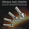 thumbnail image 4 of 4 Pcs Coated Countersink Chamfer Tool Metal Countersink Chamfer Deburring Drill Bit Set Sturdy Metal Deburring Drill Bits Tool for DIY Wood Metal Plastic, 4 of 5