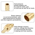 thumbnail image 3 of Unique Bargains 4Pcs 12mm - 6mm Straight Shaped Hose Barb Fitting Brass Hose Fitting Connector, 3 of 6
