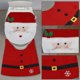 thumbnail image 5 of Baño Alfombra de Piso Protector de Inodoro de Navidad, Cubierta de Inodoro de Muñeco de Nieve de Santa Claus, Conjunto de Dos Piezas de Decoración de Navidad Decoraciones de Baño Conjunto de Dos Pieza, 5 of 6
