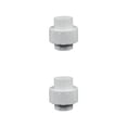 thumbnail image 2 of pitrice Home Hotel Aquarium PVC Pipe Union Connector Replacement Irrigation Threaded Interface Water Hose Equal Connectors 20mm 2Set, 2 of 6