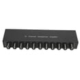thumbnail image 3 of Amplificador de auriculares Mini conector auxiliar Entrada de 3,5 mm 1 entrada 10 canales de salida Adaptador de amplificador de sonido estéreo Distribuidor 100-240 V Enchufe de EE. UU., 3 of 10