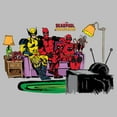 thumbnail image 2 of Women's Marvel: Deadpool & Wolverine Family Watching TV Graphic T-Shirt, 2 of 4
