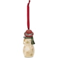 thumbnail image 2 of Pavilion Gift Company - Grandmother - 4" Snowwoman Holding a Flower Ornament, 2 of 3