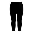 thumbnail image 6 of Terra & Sky Women's Plus High Rise Capri Leggings with Cellphone Pockets, 2-Pack, 6 of 7