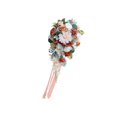 thumbnail image 1 of Wedding Bride Bridal Bouquet Bride Hand Stick Flower for Anniversary Wedding, 1 of 9