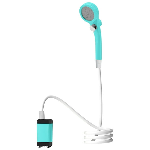 Bomba de ducha eléctrica portátil recargable impermeable para acampar al aire libre