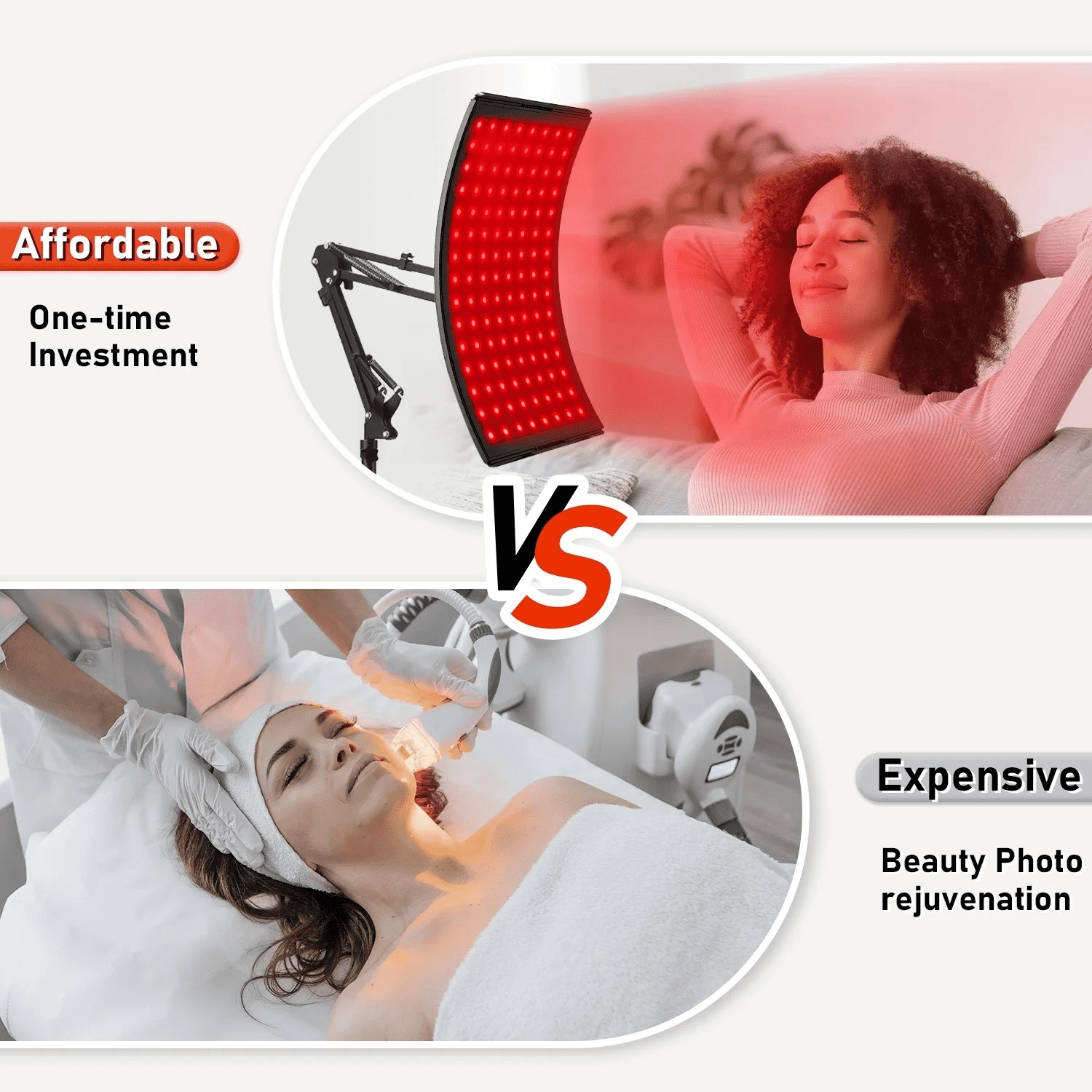 Floor-Standing Red Light Panel, Large Infrared Device for Full Body Wellness Support