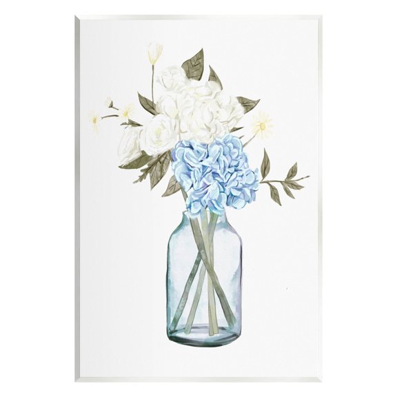 Soft Cottage Flower Arrangement Botanical & Floral Graphic Art Unframed Art Print Wall Art