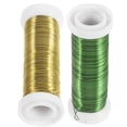thumbnail image 3 of 2 rollos de alambres para manualidades, tallos de alambre para flores de floristería, alambres para tallos de flores para bricolaje, alambres de hierro para arreglos florales, 3 of 5