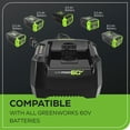 thumbnail image 5 of Greenworks 60V 6 Amp UltraPower Rapid Battery Charger 2951402, 5 of 9